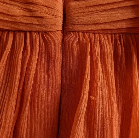 Bcbg MAX AZARIA DURAN MELON SILK COCKTAIL PROM STRAPLESS MINI DRESS SIZE… - Picture 8 of 16